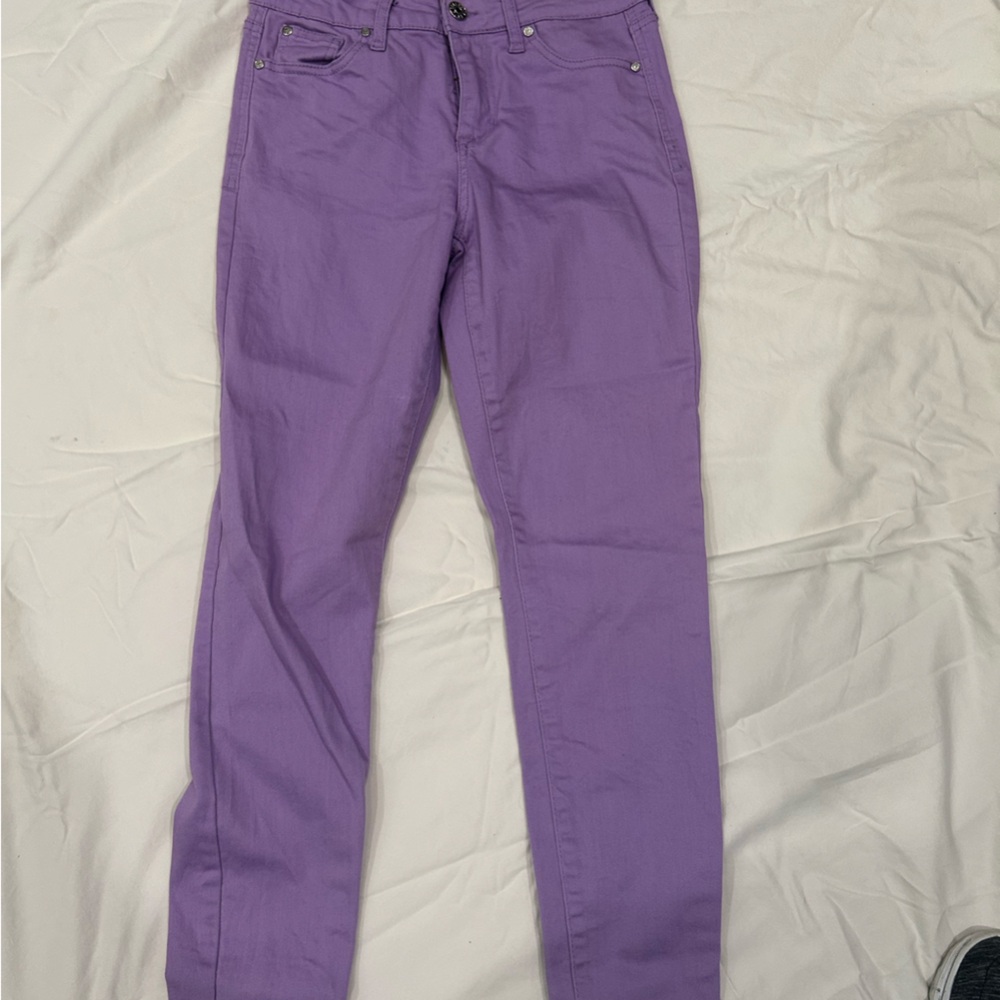 Purple Denim Jeans